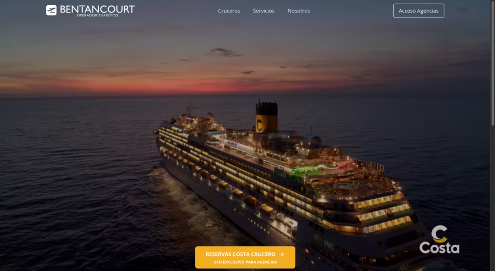 Bentancourt project preview with tourism focus and conversion-oriented content